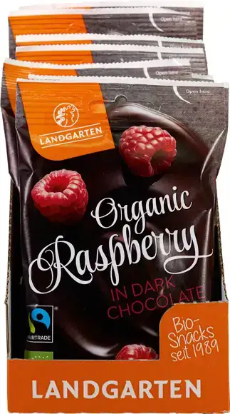 Frambozen in pure chocolade 50 g