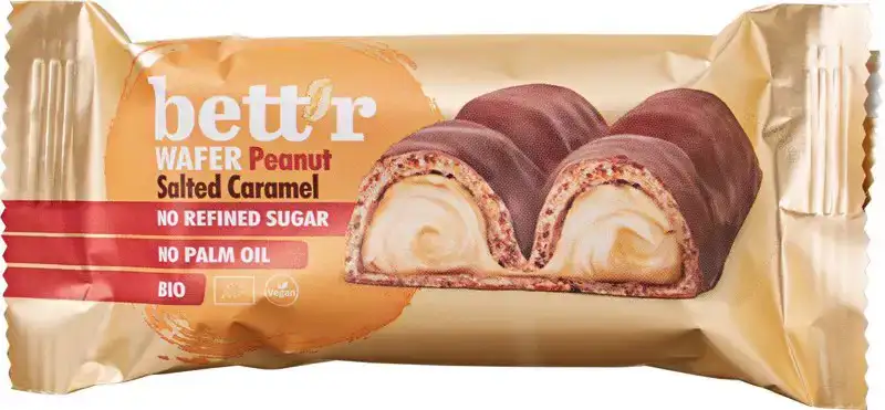 Wafelreep pinda gezouten karamel 33 g