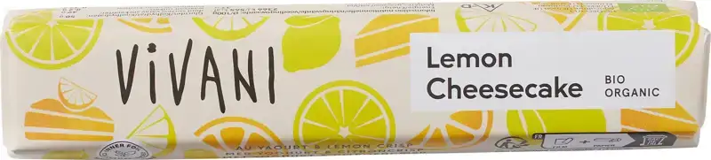 Melkchocoladereepje lemon cheesecake 40 g