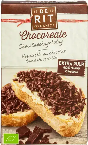 Chocoladehagelslag extra puur 200 g