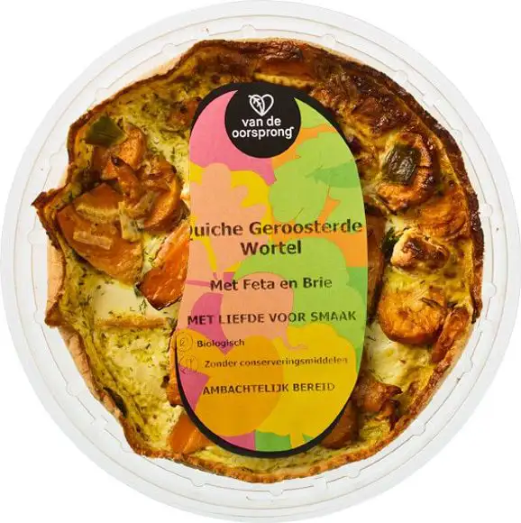 Quiche geroosterde wortel 350 g