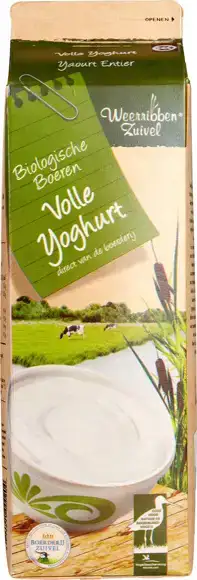 Volle yoghurt 1 l