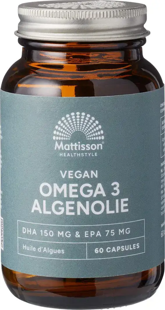 Vegan Omega 3 algenolie capsules