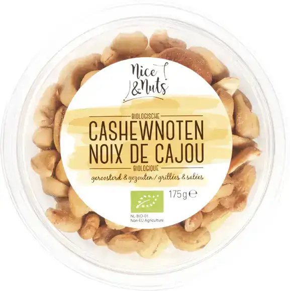 Geroosterde & gezouten cashewnoten 175 g