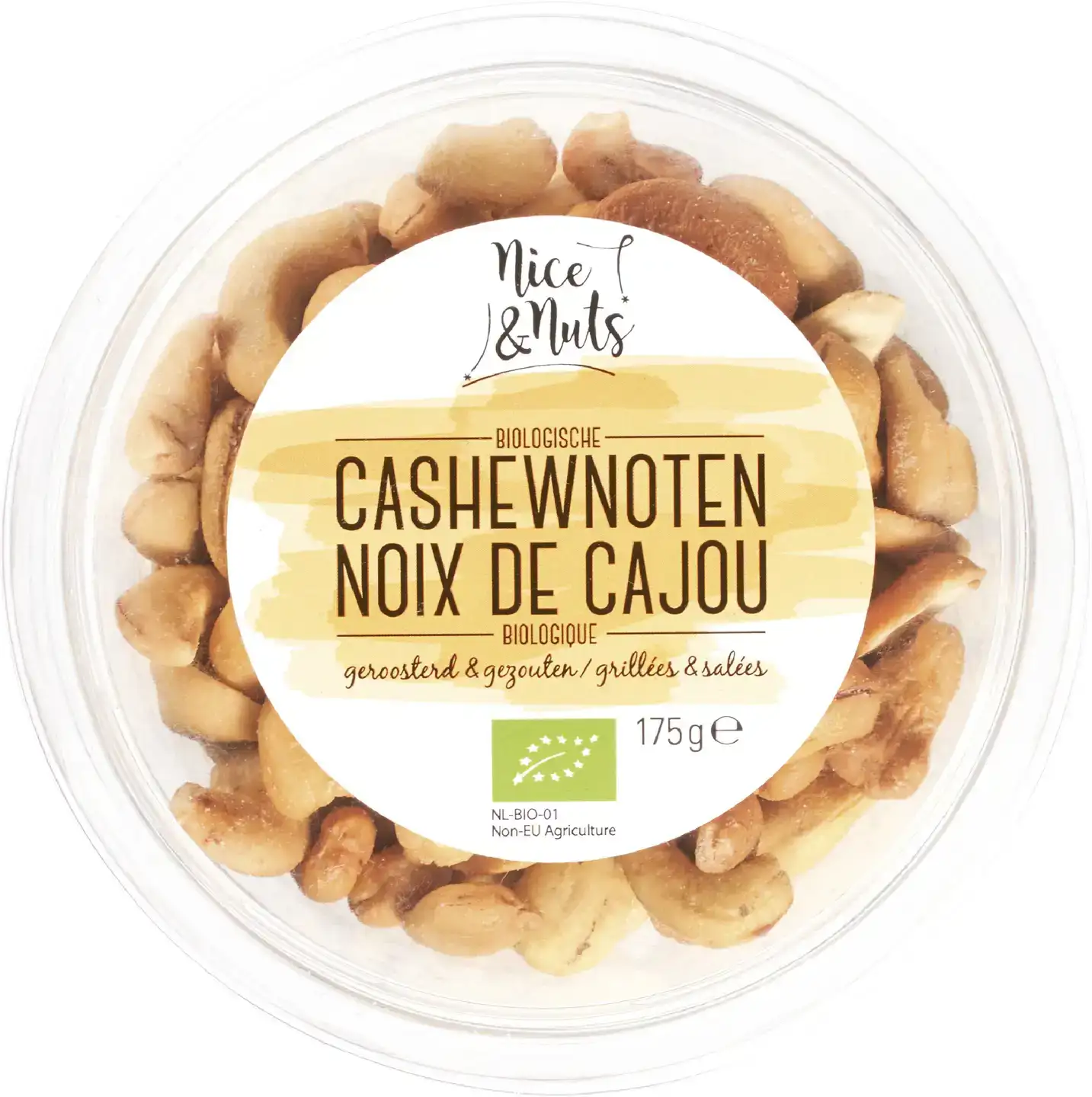 Geroosterde & gezouten cashewnoten