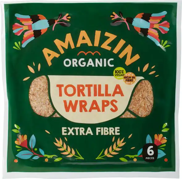 Tortilla wraps extra vezels 6 stuks