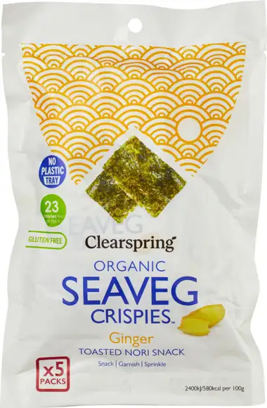 Seaveg crispies ginger 20 g