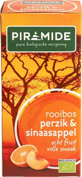 Rooibosthee perzik sinaasappel 30 g