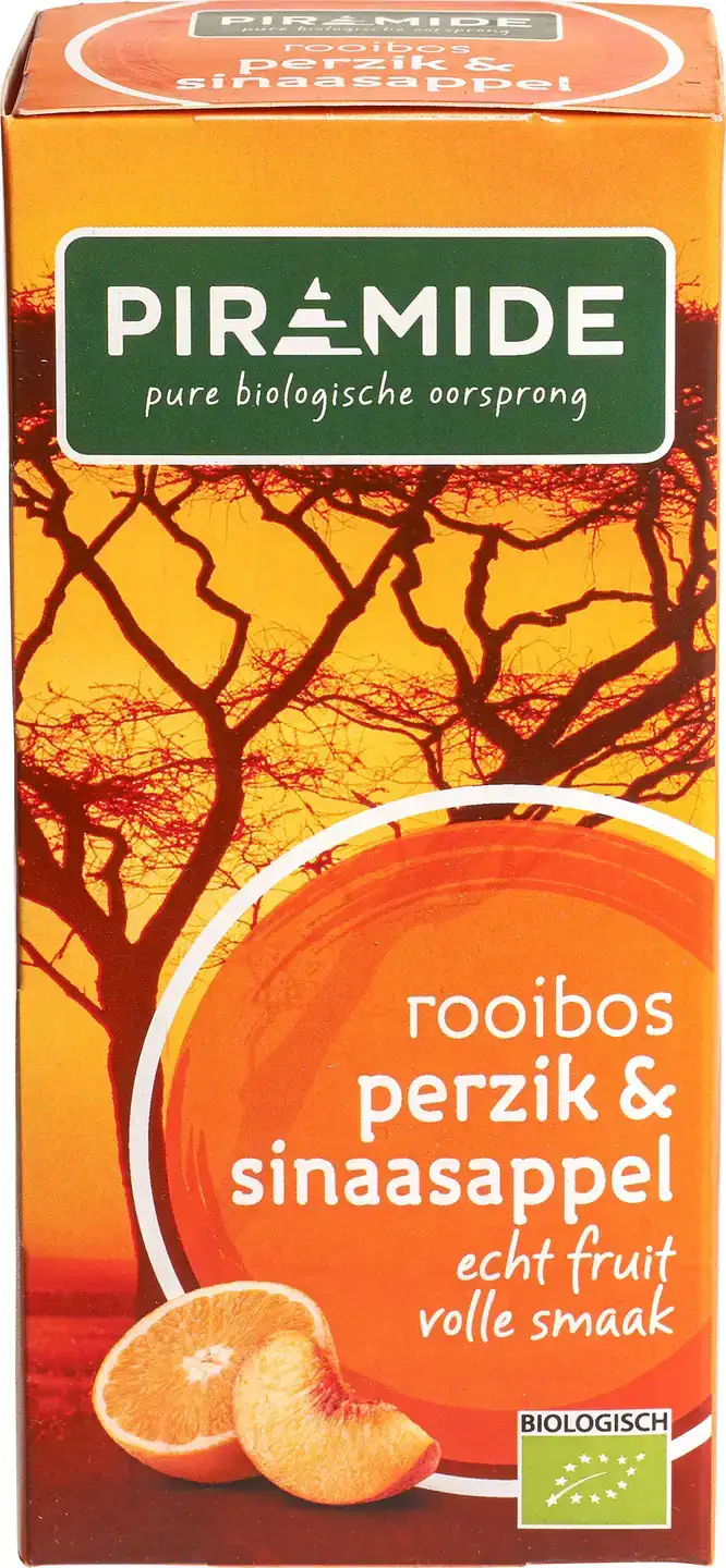 Rooibosthee perzik sinaasappel