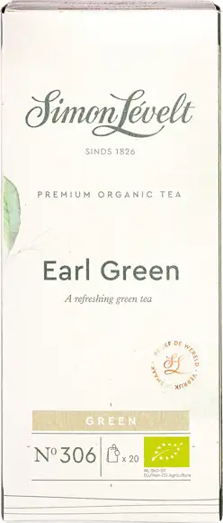 Groene thee earl grey 20 stuks