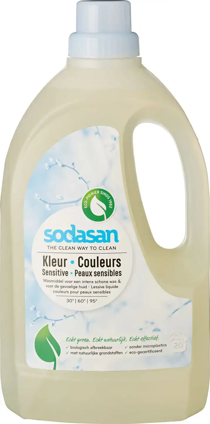 Wasmiddel kleur sensitive