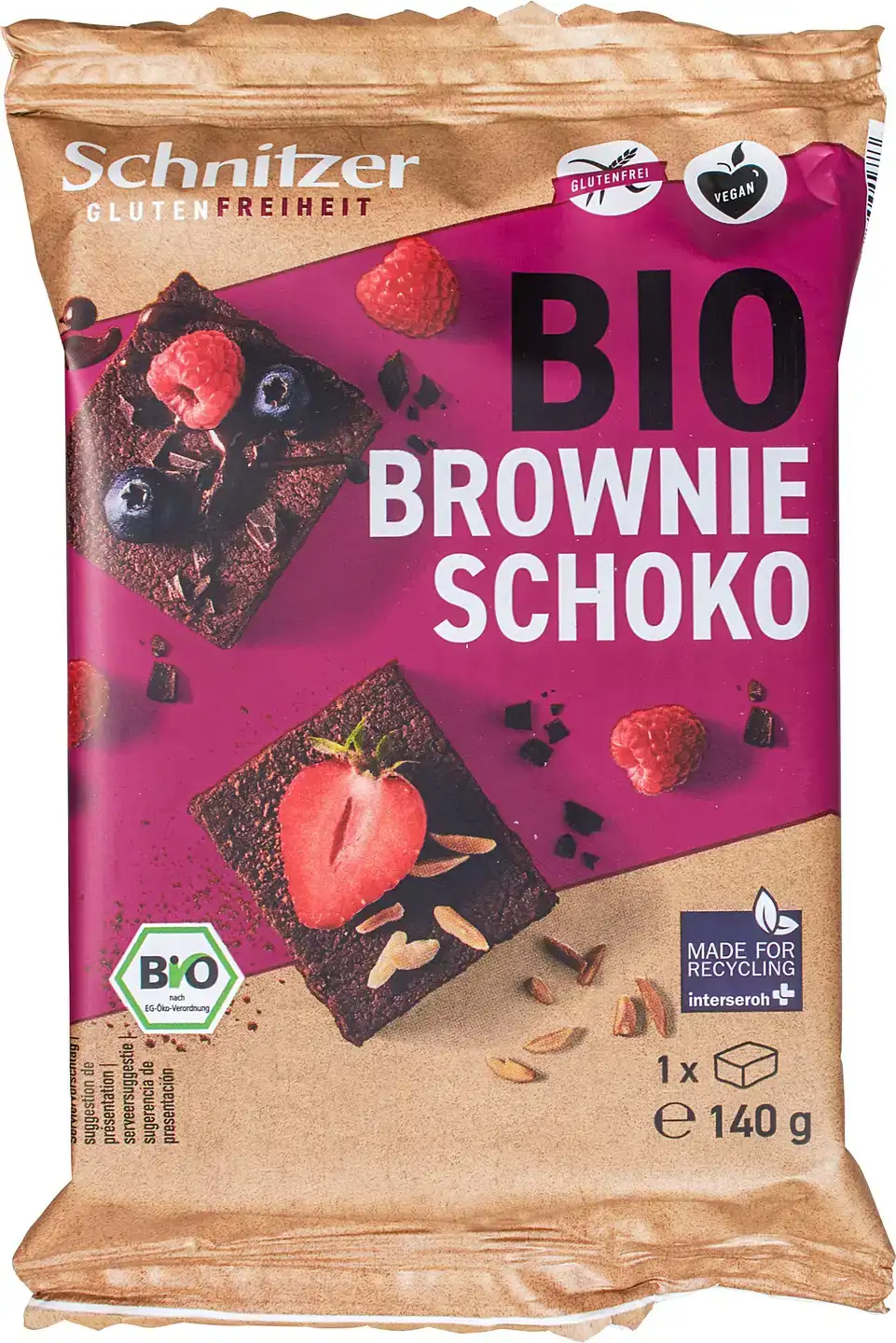 Glutenvrije brownie chocolade