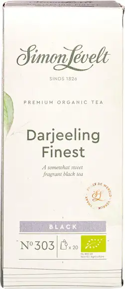 Zwarte thee darjeeling finest 20 stuks