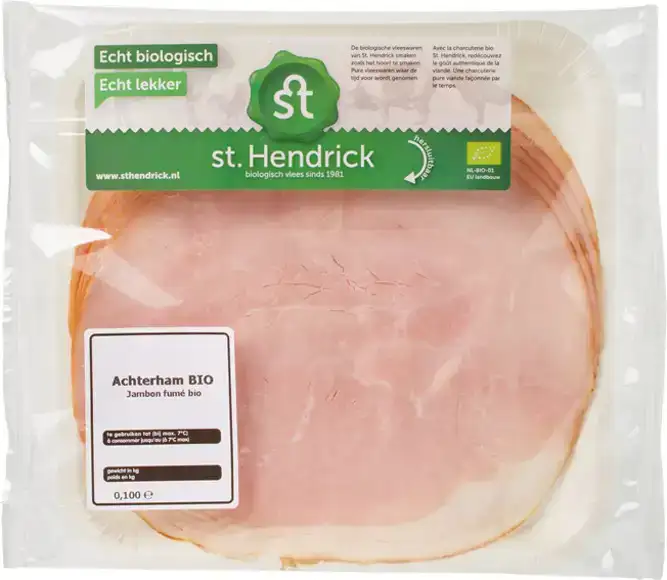 Achterham gerookt 100 g