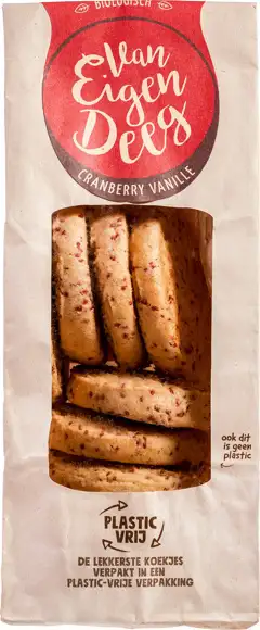 Cranberry vanille koekjes 150 g