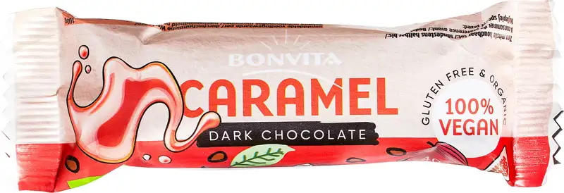 Dark chocolate caramel bar 40 g