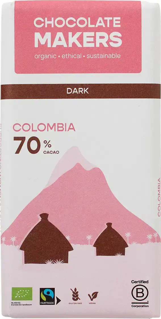 Pure chocolade Colombia 70%