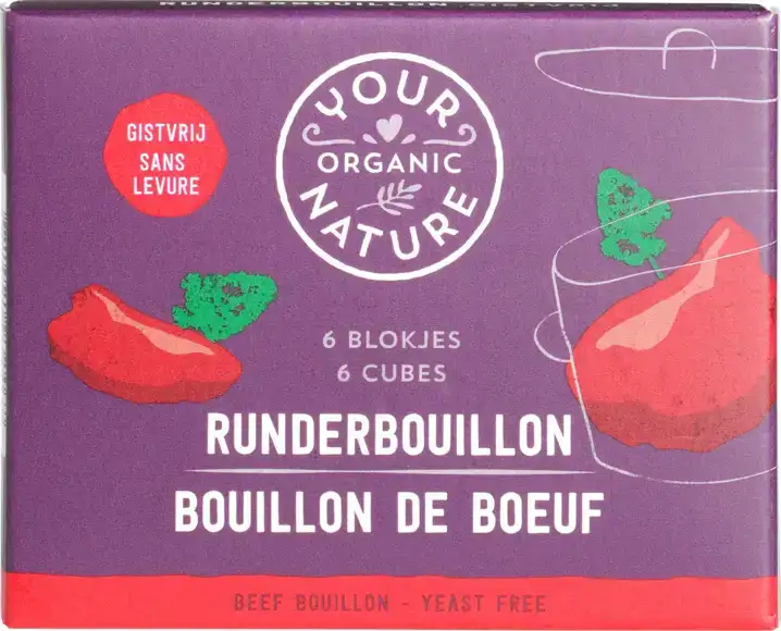 Runderbouillonblokjes gistvrij 6 stuks