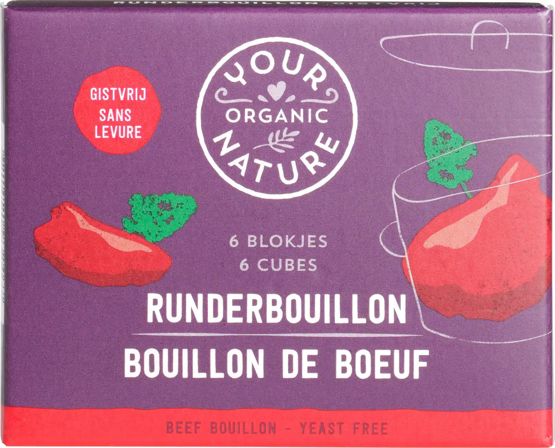 Runderbouillonblokjes gistvrij