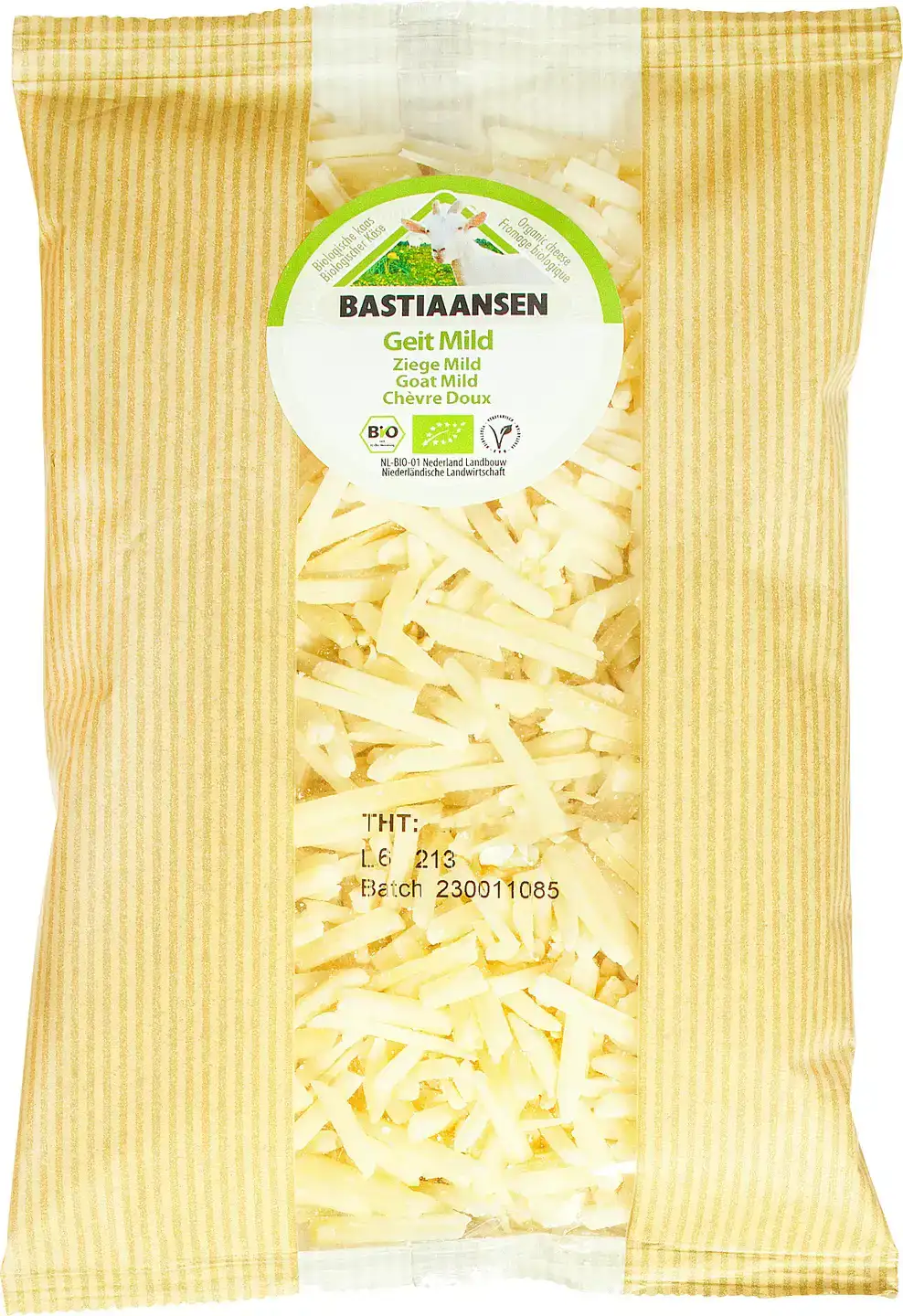 Geraspte milde geitenkaas