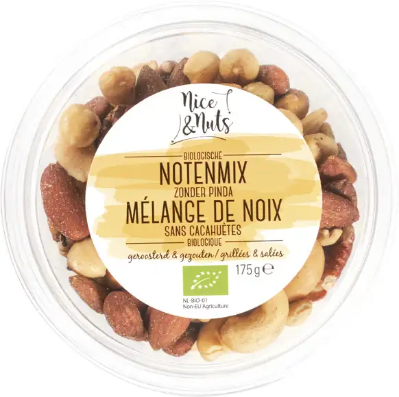 Geroosterde & gezouten notenmix zonder pinda 175 g
