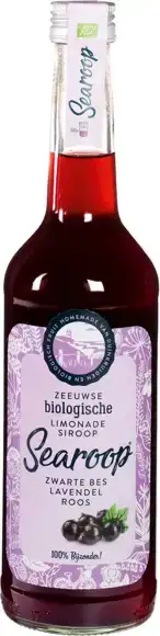 Siroop zwarte bes, lavendel, roos 500 ml