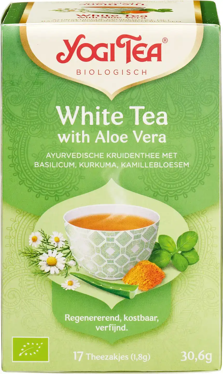 Witte thee aloë vera