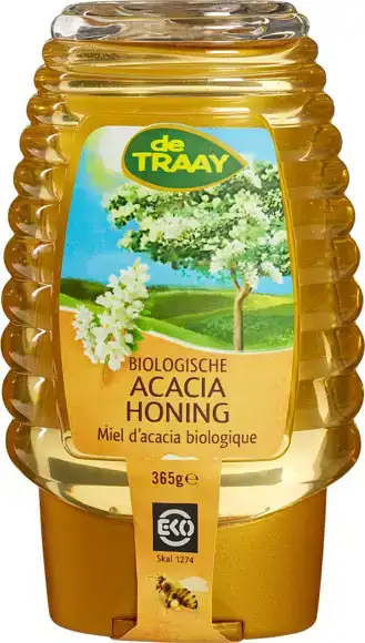 Acaciahoning knijpfles 365 g