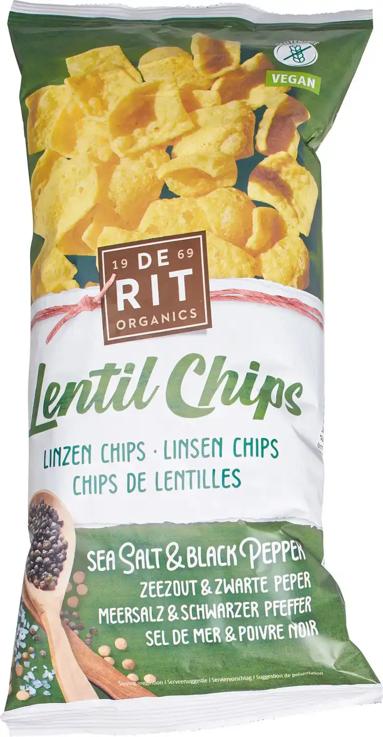 Linzenchips sea salt & black pepper