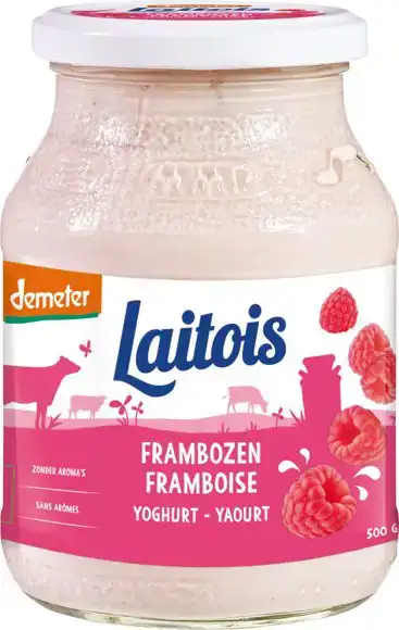 Yoghurt frambozen 500 g