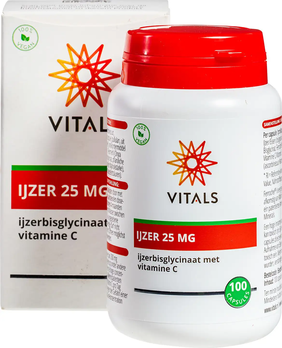 IJzerbisglycinaat 25 mg
