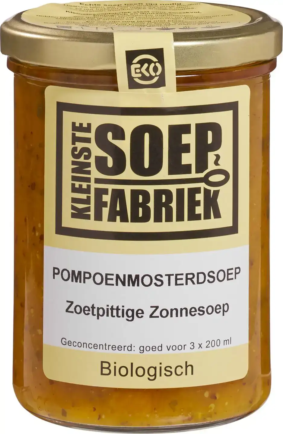 Pompoen-mosterdsoep