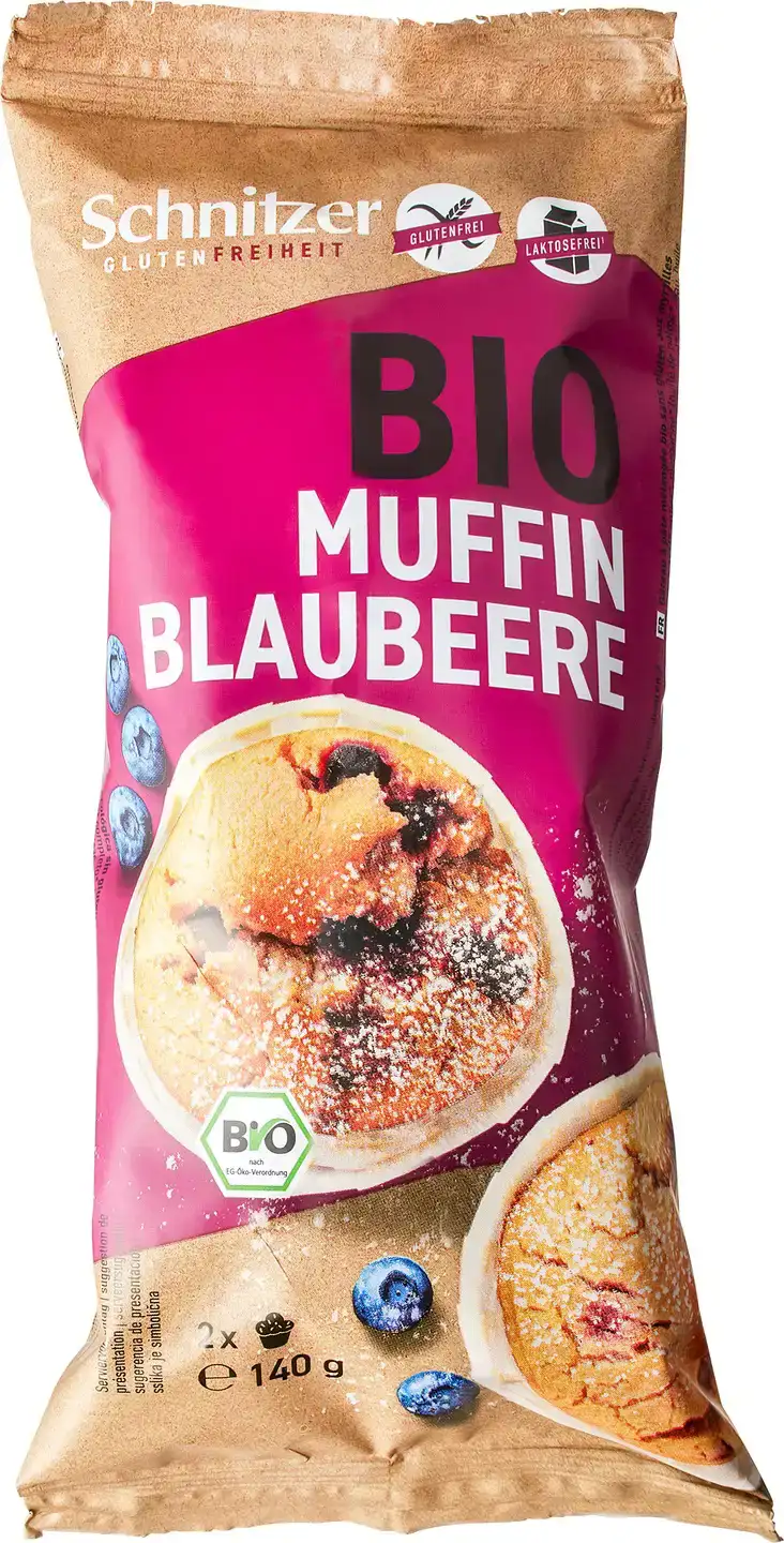 Glutenvrije muffins blueberry