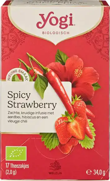Vruchtenthee spicy strawberry 34 g