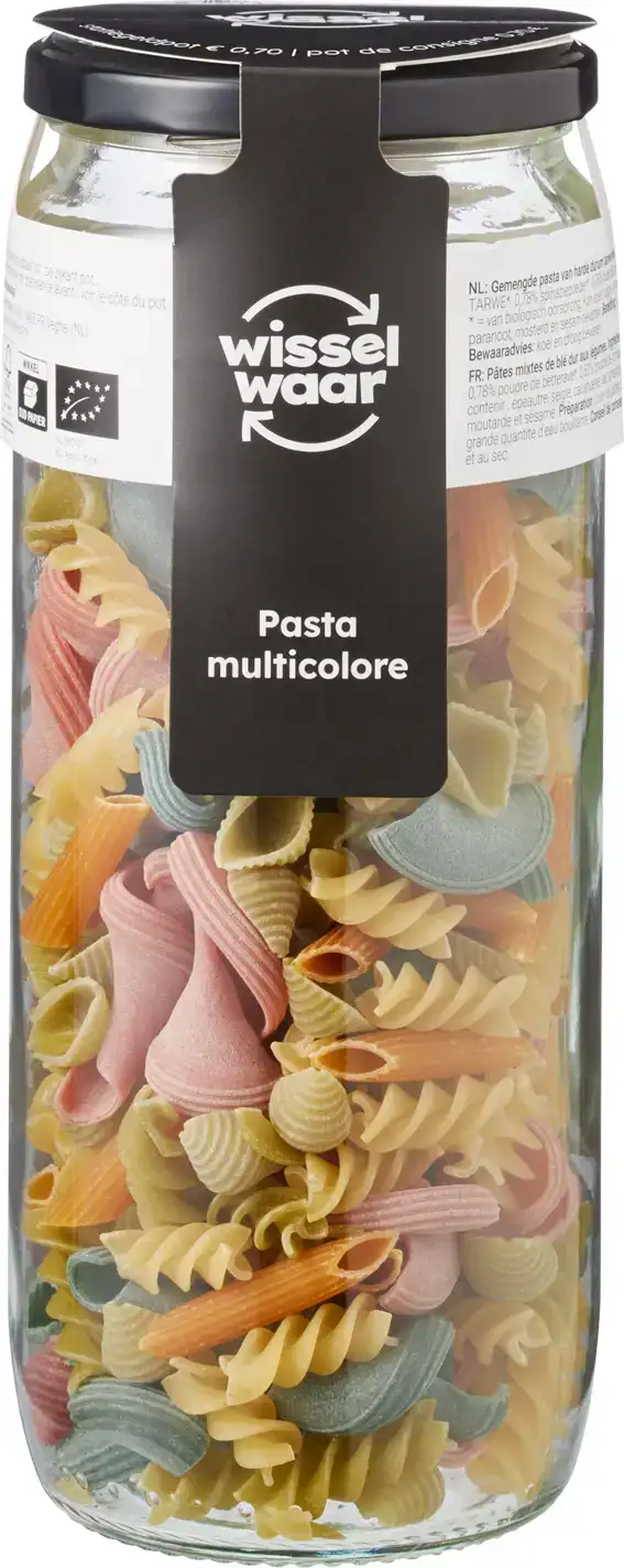 Pasta multicolore
