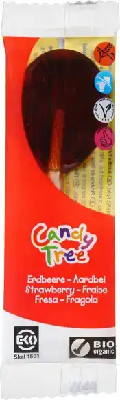 Aardbeienlollie 1 stuks