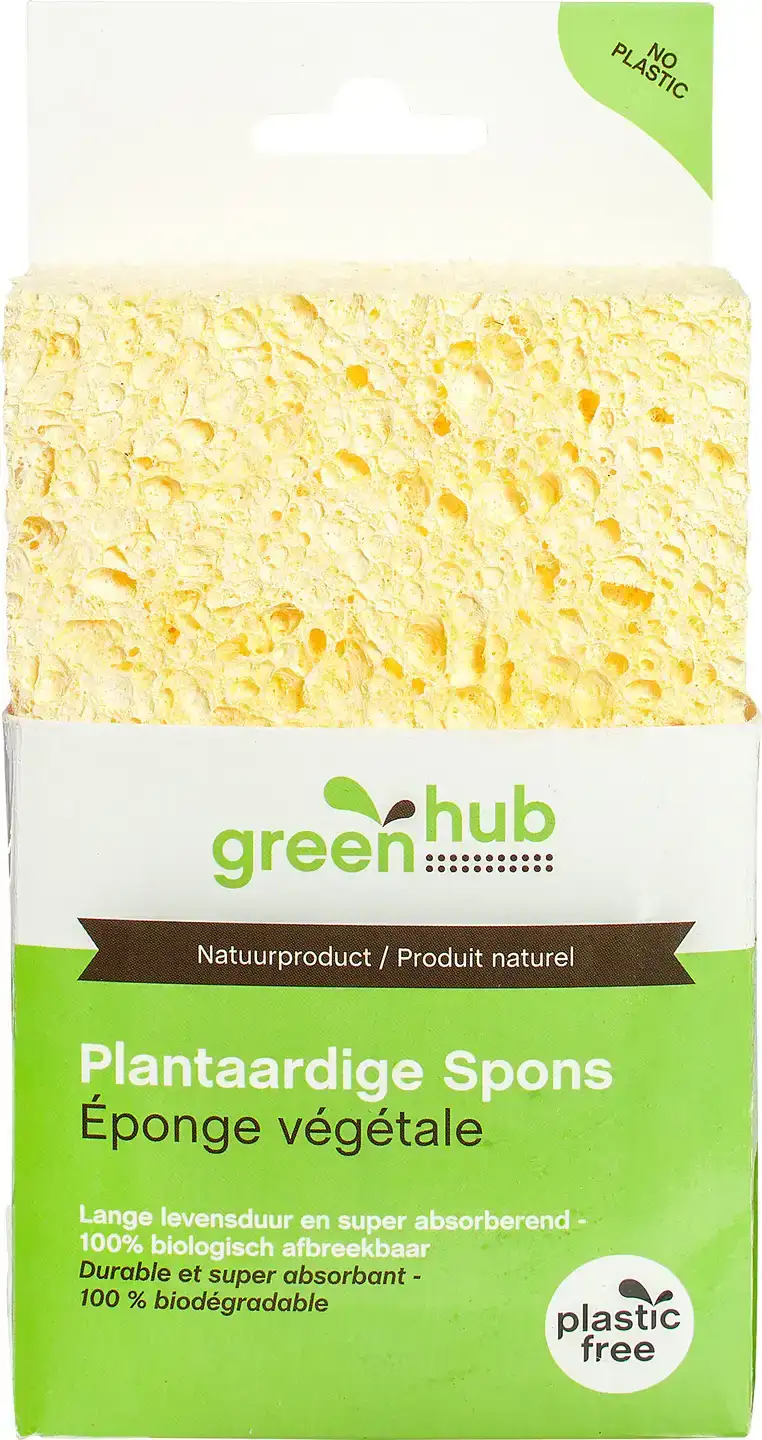 Plantaardige spons