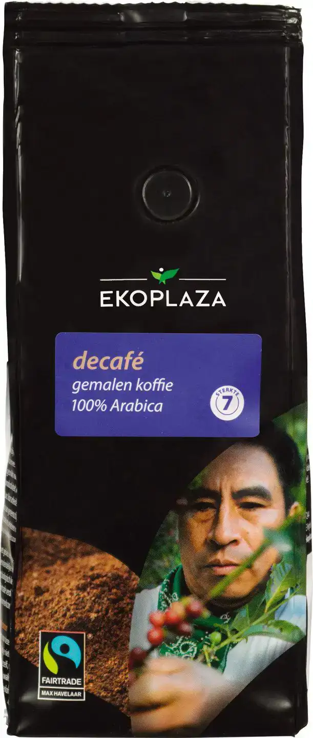 Gemalen koffie decafé