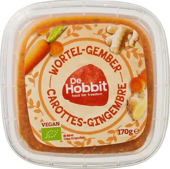 Wortelspread gember 170 g