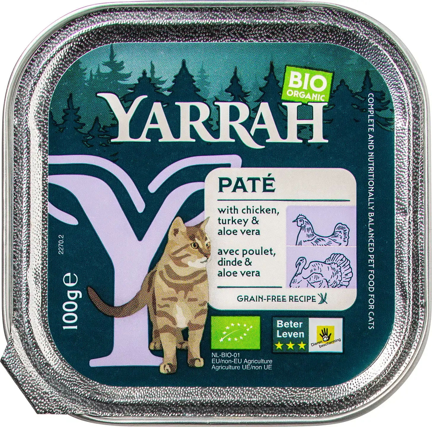 Kattenpaté kip kalkoen