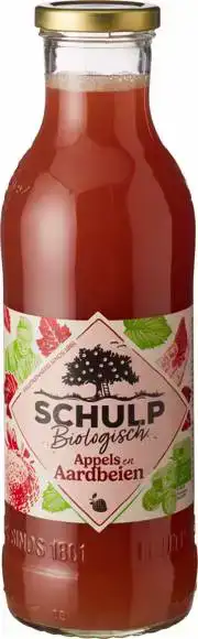 Appel- & aardbeiensap 750 ml