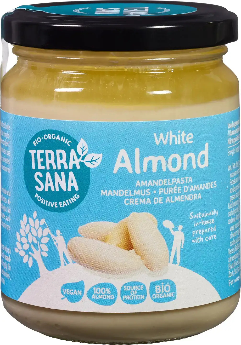 Witte amandelpasta