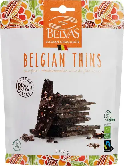 Pure chocoladethins 85% 120 g