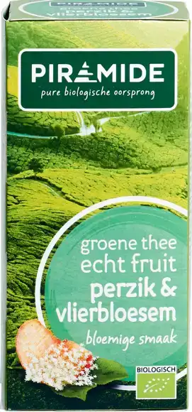 Groene thee perzik vlierbloesem 30 g