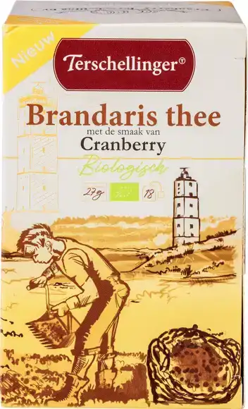 Zwarte thee cranberry 18 stuks