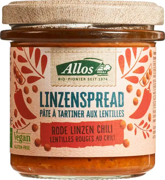 Linzenspread chili 140 g