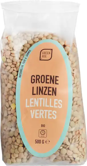 Groene linzen 500 g