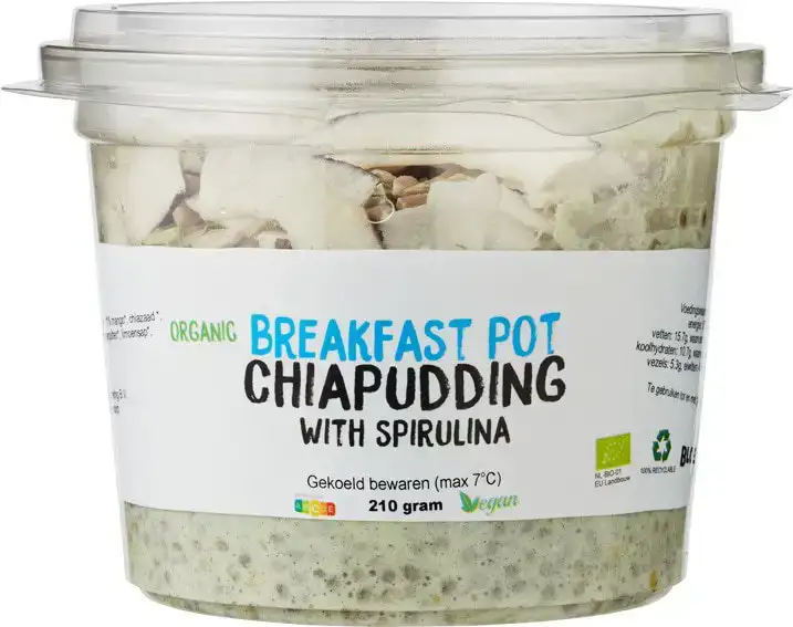 Chiapudding mango spirulina