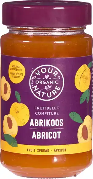 Abrikozen fruitbeleg 250 g