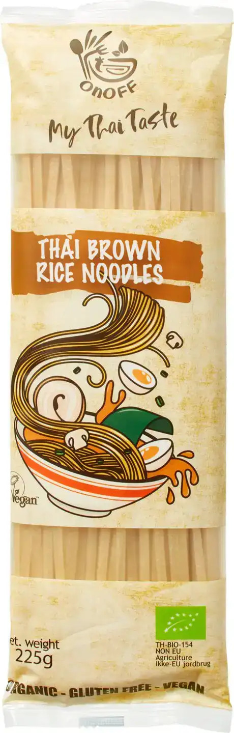 Thaise bruine rijstnoedels